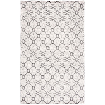 Safavieh 5 x 8 ft. MSR Vermont Hand Woven Rectangle Area Rug, Ivory & Black MSR3503Z-5